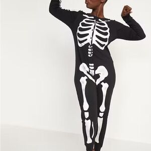 Halloween Skeleton One-Piece Pajama Plus Size 4X Old Navy